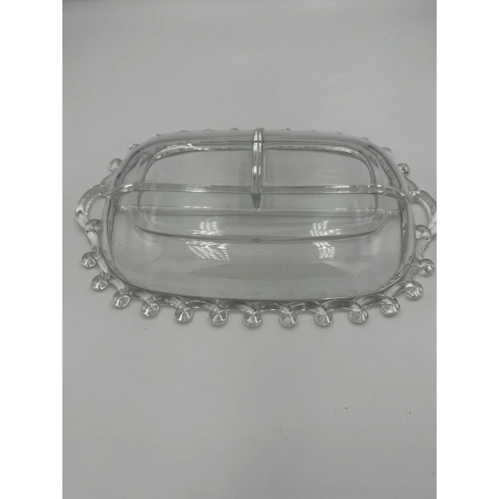 Vintage Helsey Lariat 3 Section Relish Dish Oblong 12.5